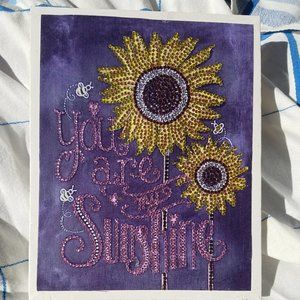 Finished Diamond Art   You Are My Sunshine